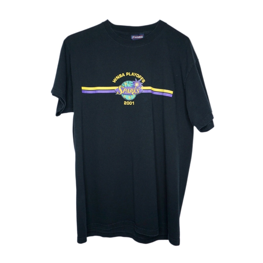 WNBA Tee Size Large LA sparks vintage 2001